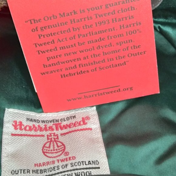 Hartside HS14 Scottish Highland Harris Tweed® Flat in Forest Green - CHOOSE SIZE - Picture 10 of 11